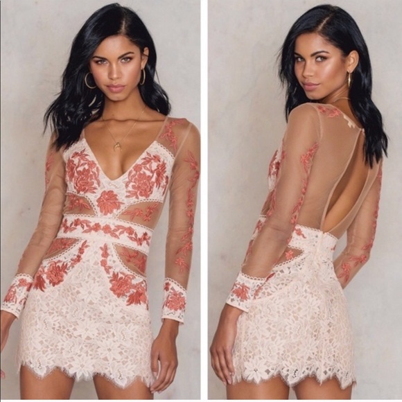 For Love and Lemons Mallorca Tulle Lace Mini Dress XS & S EUC - Picture 2 of 15